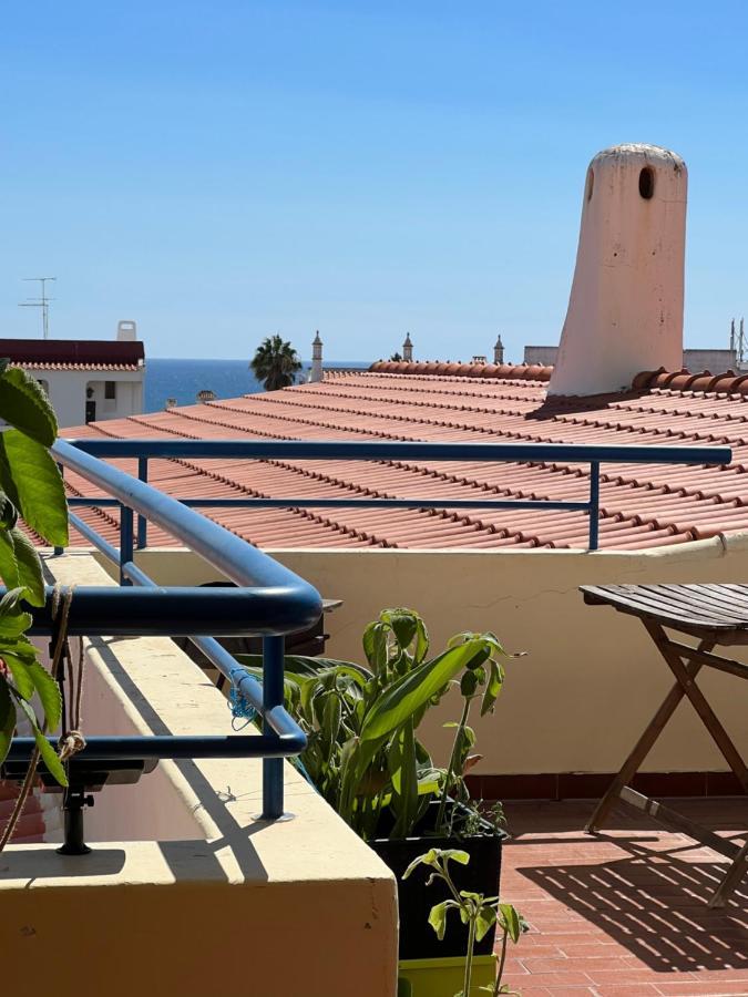 Olhos Do Mar 209 Grande Terraco Vista Mar Apartman Olhos de Agua  Kültér fotó