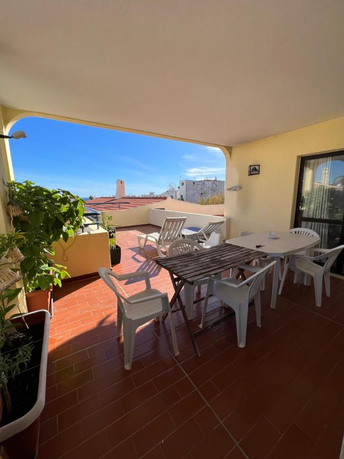 Olhos Do Mar 209 Grande Terraco Vista Mar Apartman Olhos de Agua  Kültér fotó